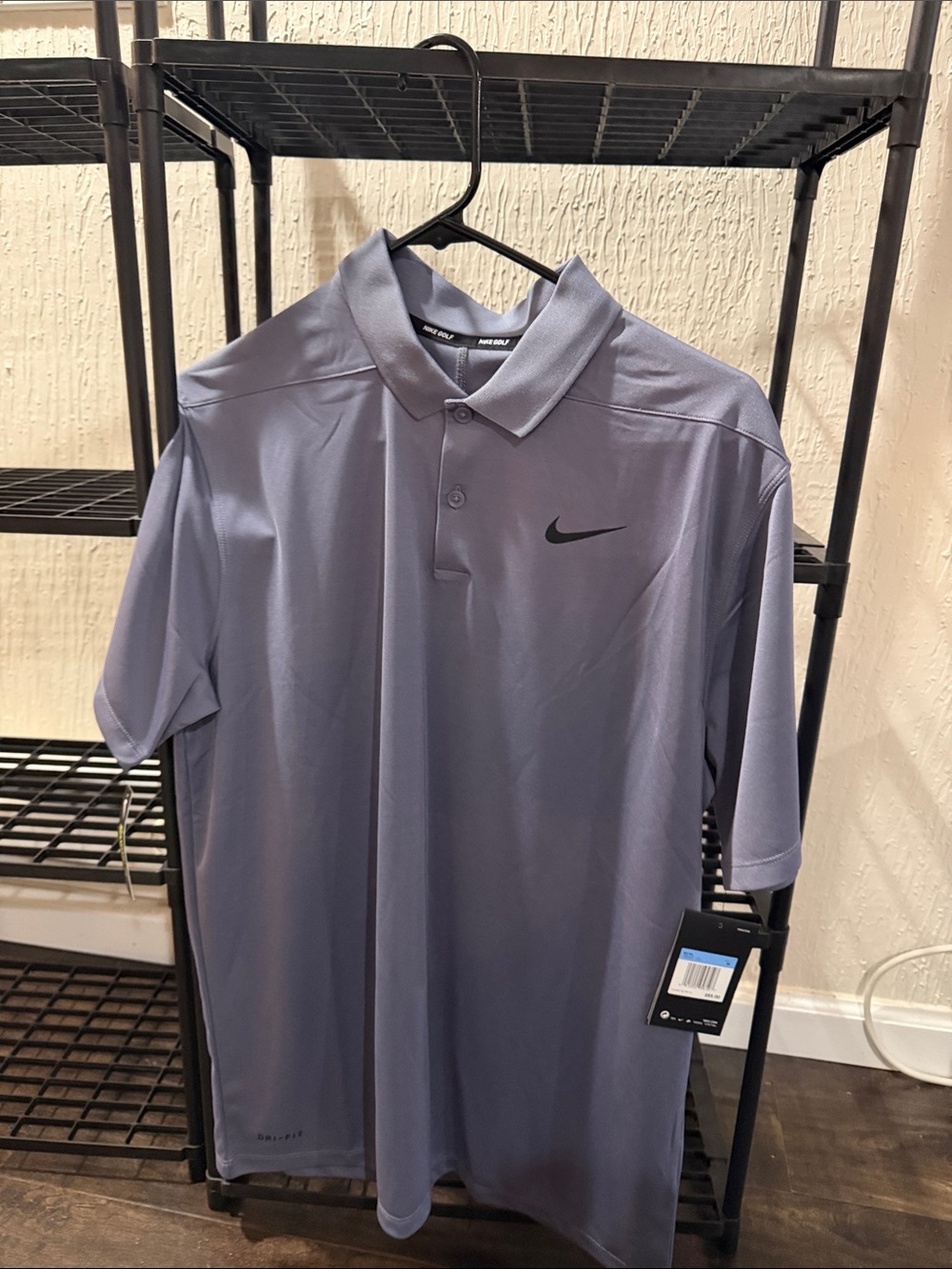 Nike Men's Dri-FIT Polo in Light Grayish Blue